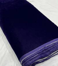 Neavy Blue 9000 Micro Velvet Fabric by Meter | Soft, Smooth Material for Fashion & Home Use  in Surat